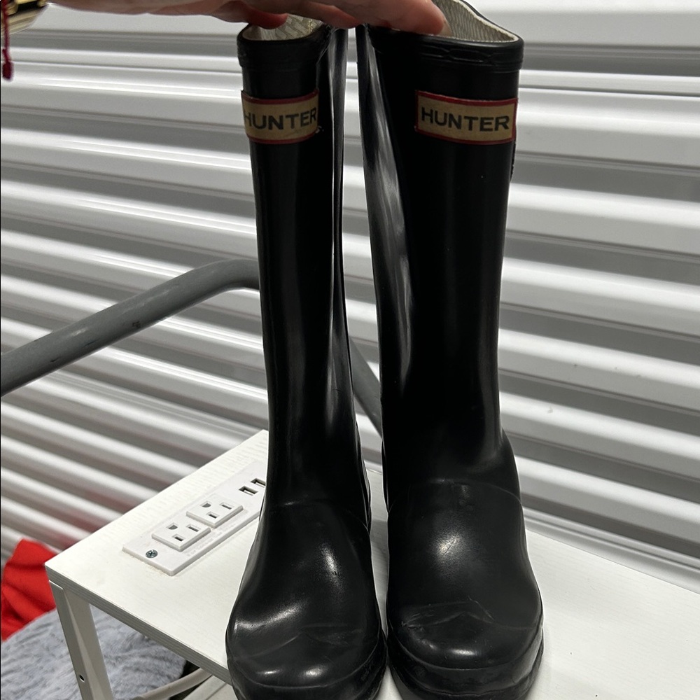 Hunter Classic Black Tall Boots